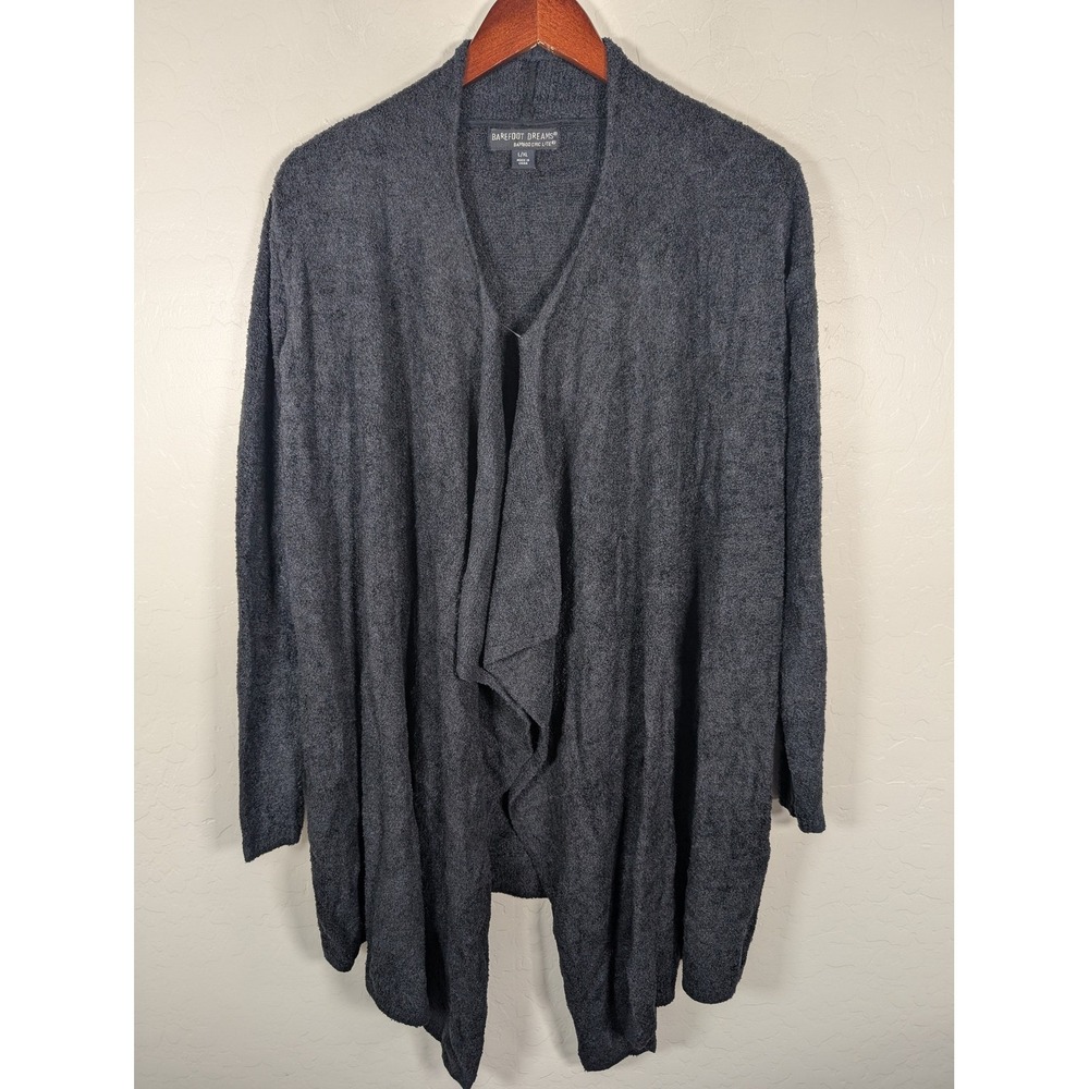 Barefoot Dreams Cardigan Women Large XL Bamboo Chic Lite Open Front Cozy Sweater